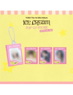 [Pre Order] YUNA Ice Cream Goods - ACRYLIC BLOCK KEYRING