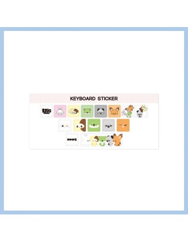 [Pre Order] NOWZ ZZiGmini Goods - KEYBOARD STICKER