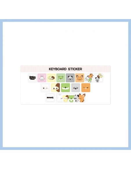 [Pre Order] NOWZ ZZiGmini Goods - KEYBOARD STICKER