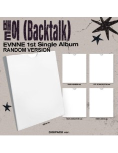 [DIGIPACK] EVNNE 1st Single Album - Backtalk (Random...