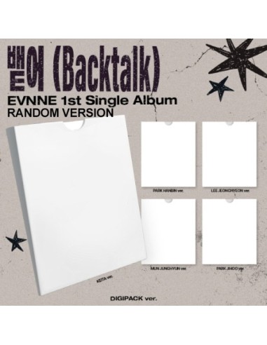 [DIGIPACK] EVNNE 1st Single Album - Backtalk...