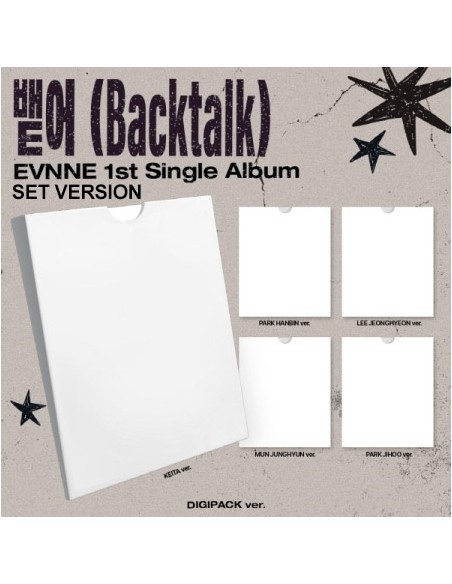 [DIGIPACK][SET] EVNNE 1st Single Album - Backtalk (SET Ver.) 5CD