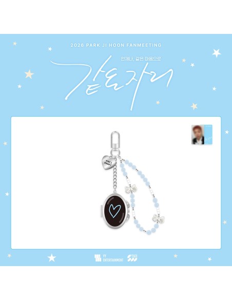 [Pre Order] PARK JI HOON 2026 FANMEETING Goods - PHOTO MIRROR KEYRING
