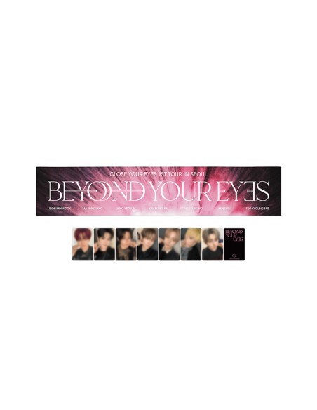 CLOSE YOUR EYES BEYOND YOUR EYES Goods - SLOGAN TOWEL