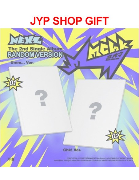 [JYP Shop Gift] NEXZ 2nd Single Album - Mmchk (Random Ver.) CD