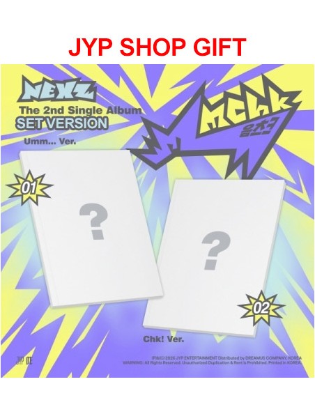 [JYP Shop Gift][SET] NEXZ 2nd Single Album - Mmchk (SET Ver.) 2CD