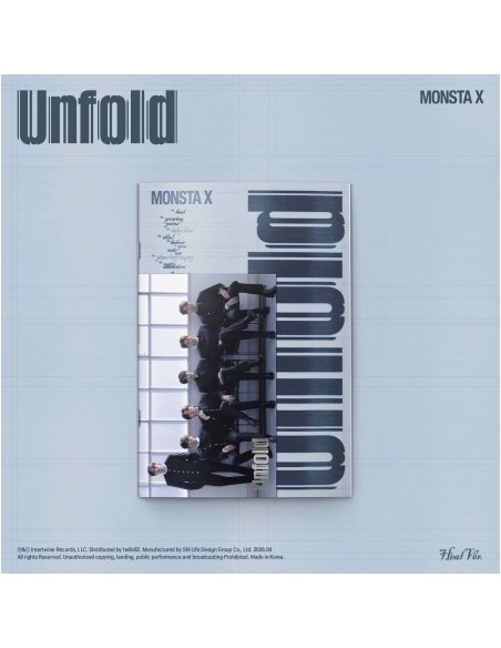 MONSTA X US Album - Unfold (Heal Ver.) CD