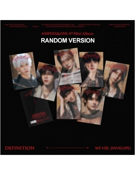 [WE] AMPERS&ONE 4th Mini Album - DEFINITION (Random Ver.) CD