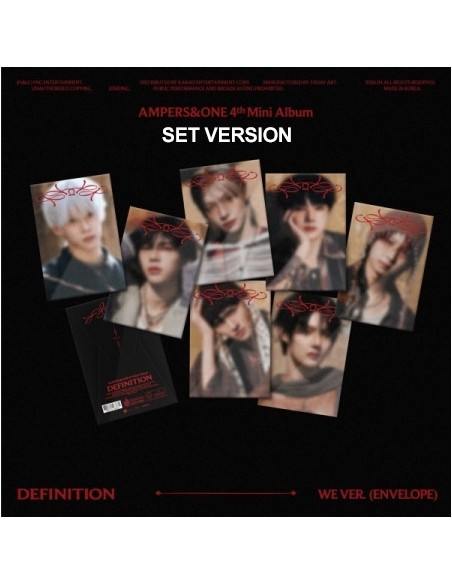 [WE][SET] AMPERS&ONE 4th Mini Album - DEFINITION (SET Ver.) 7CD