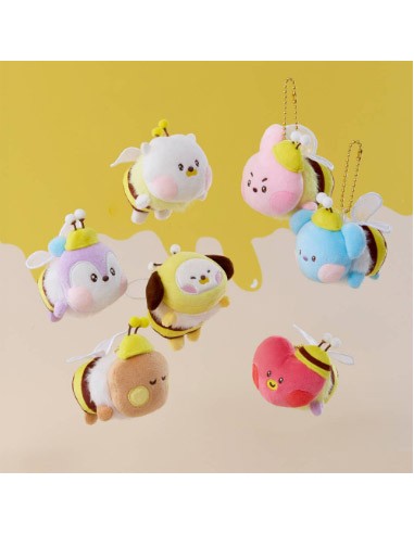 BT21 Honey Bee Goods - Mini minini Plush Keyring