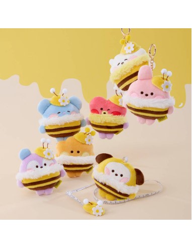 BT21 Honey Bee Goods - minini Plush Tapeline...