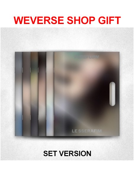 [Weverse Shop Gift][COMPACT][SET] LE SSERAFIM 2nd Studio Album - PUREFLOW pt.1 (SET Ver.) 6CD