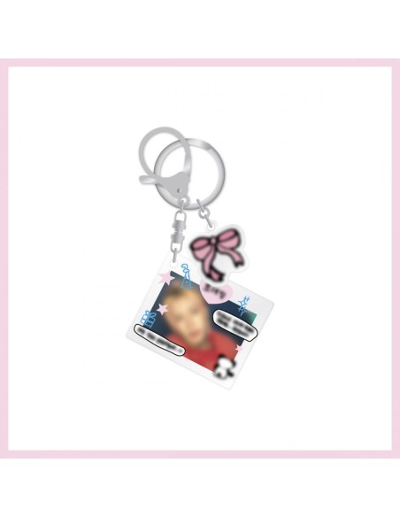 [Pre Order] NEWBEAT Minsung Hong 2026 BIRTHDAY CAFE Goods - INVITATION KEYRING