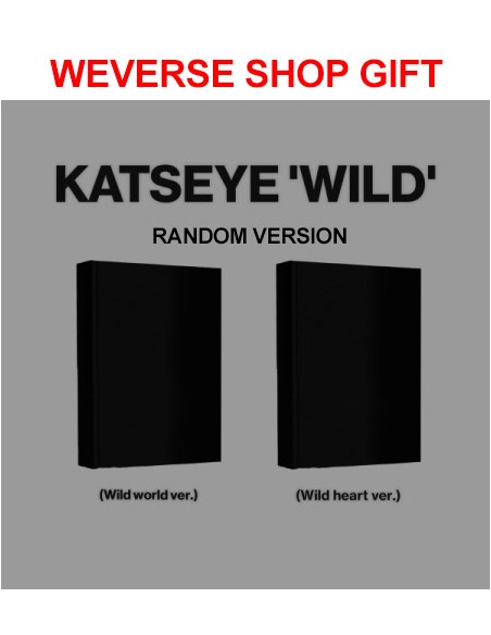 [Weverse Shop Gift] KATSEYE Album - WILD (Random Ver.) CD