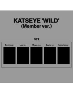 [MEMBER][SET] KATSEYE Album - WILD (SET Ver.) 5CD