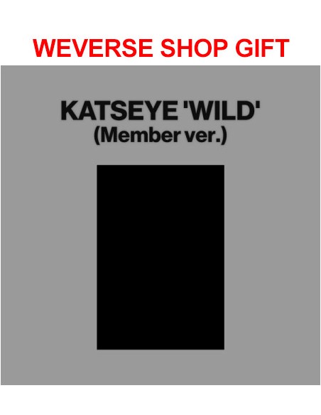 [Weverse Shop Gift][MEMBER] KATSEYE Album - WILD (Random Ver.) CD