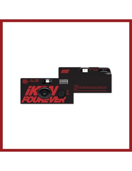 [Pre Order] iKON FOUREVER TOUR Goods - DISPOSABLE FILM CAMERA