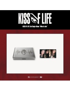 KISS OF LIFE Who is she Goods - HEART TIN CASE