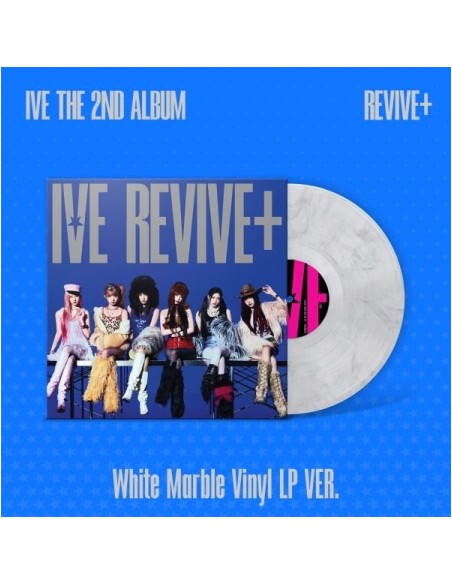 [LP] IVE 2nd Album - REVIVE+ (White Marble Vinyl LP VER.)