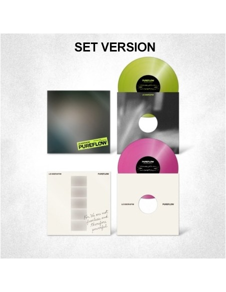 [LP][SET] LE SSERAFIM 2nd Studio Album - PUREFLOW pt.1 (SET Ver.) 2LP