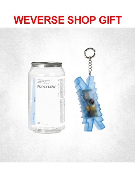 [Weverse Shop Gift][Smart Album] LE SSERAFIM 2nd Studio Album - PUREFLOW pt.1 (Blue Ver.) Mini Camera Ver.