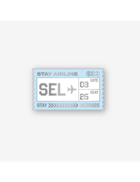 [Pre Order] STRAY KIDS SKZOO Everywhere All Around The World Goods - METAL BADGE SEOUL Ver.