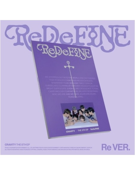 CRAVITY 8th Mini Album - ReDeFINE (Re Ver.) CD kpoptown.com