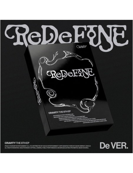 [Limited] CRAVITY 8th Mini Album - ReDeFINE (De Ver.) CD