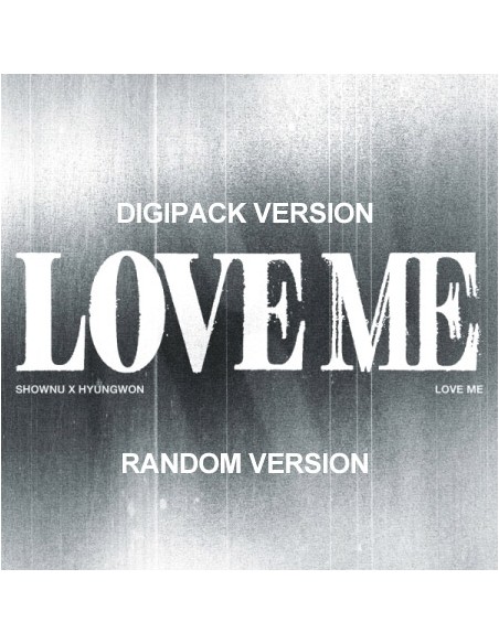 [DIGIPACK] SHOWNU X HYUNGWON EP Album - LOVE ME (Random Ver.) CD