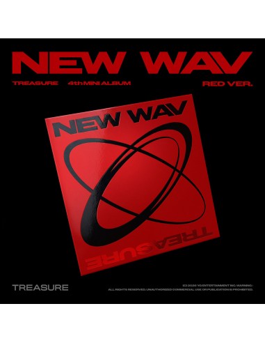TREASURE 4th Mini Album - NEW WAV (RED Ver.) CD