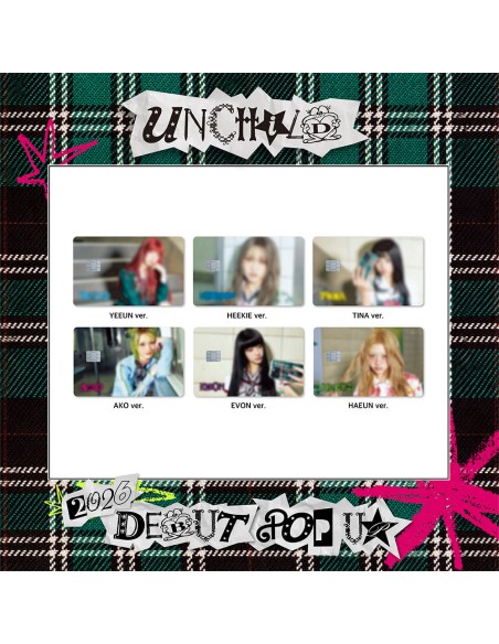 UNCHIlD 2026 DEBUT POP-UP Goods - CARD COVER STICKER