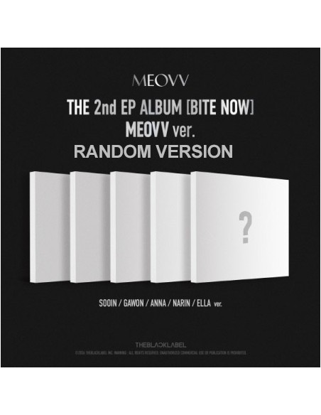 [MEOVV] MEOVV 2nd EP Album - BITE NOW (Random Ver.) CD