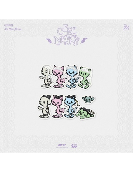 QWER CEREMONY Goods - REMOVABLE STICKER SET