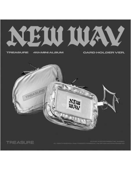 [Smart Album] TREASURE 4th Mini Album - NEW WAV CARD HOLDER VER. (Limited Edition)