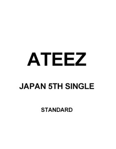 [Japanese Edition] ATEEZ 5th Single Album (Standard) CD