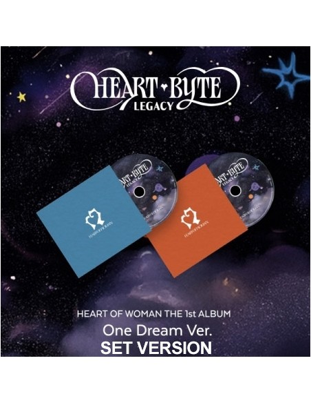 [One Dream][SET] HEART OF WOMAN 1st Album - Heart Byte : LEGACY (SET Ver.) 2CD