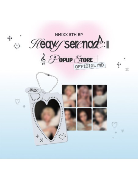 [Pre Order] NMIXX Heavy Serenade Goods - PHOTOCARD HOLDER KEYRING & PHOTOCARD SET