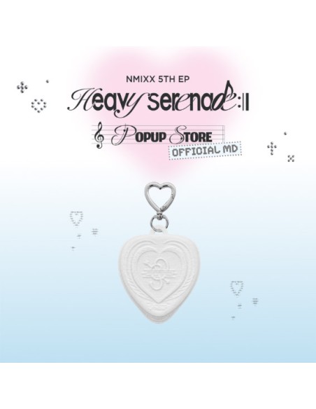 [Pre Order] NMIXX Heavy Serenade Goods - HEART CLICKER KEYRING