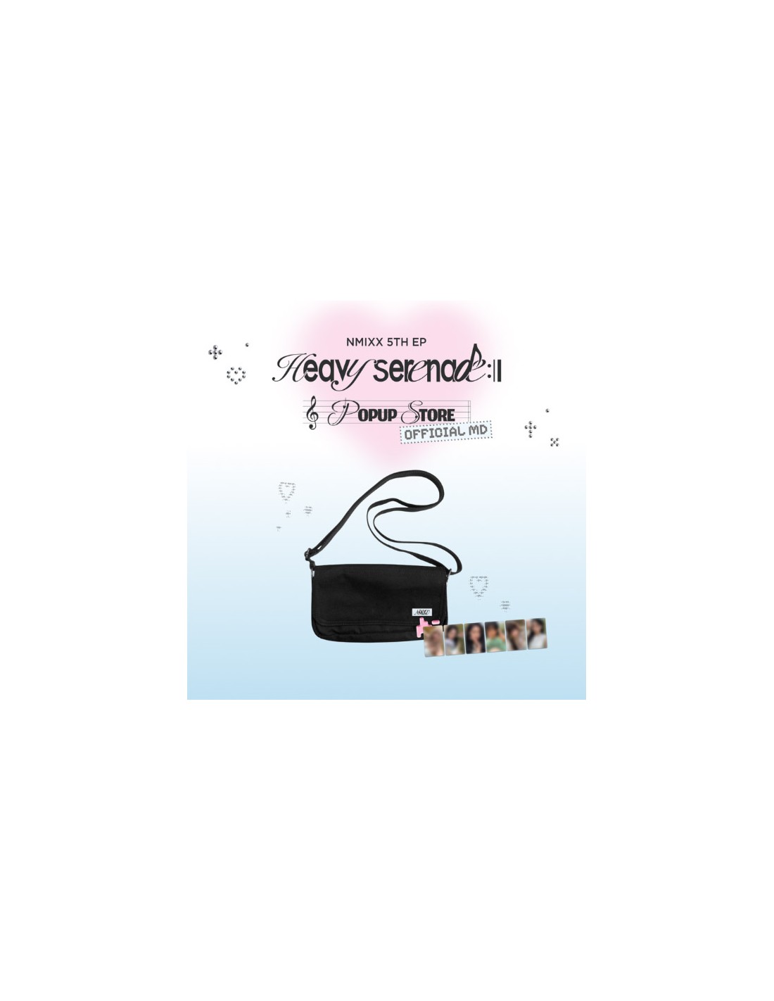 NMIXX Heavy Serenade Goods - MINI CROSS BAG kpoptown.com