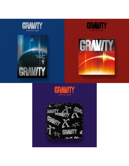 [3SET] XIA 5th Album - GRAVITY (Cosmic Ver. + Orbit Ver. + Solar Ver.) 3CD