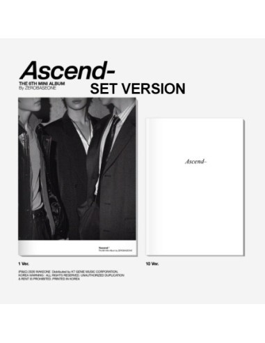 [SET] ZEROBASEONE 6th Mini Album - Ascend- (SET...