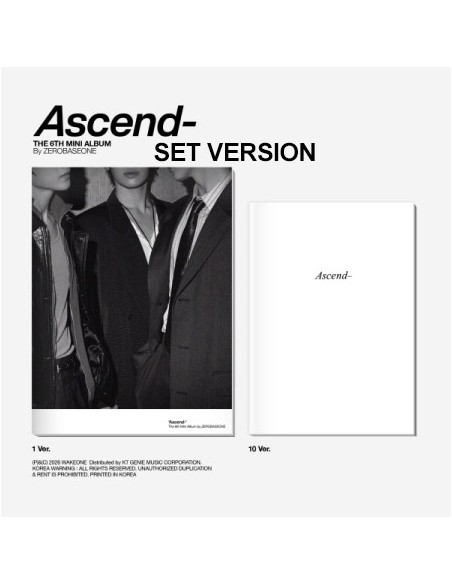 [SET] ZEROBASEONE 6th Mini Album - Ascend- (SET Ver.) 2CD
