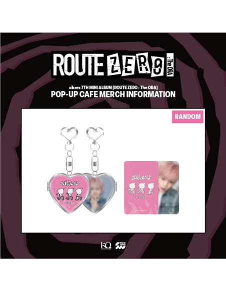 [Pre Order] xikers ROUTE ZERO: The ORA Goods - HEART MIRROR KEYRING