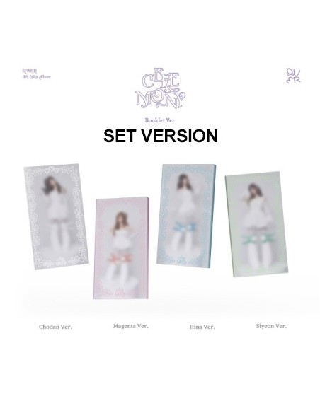 [Booklet][SET] QWER 4th Mini Album - CEREMONY (SET Ver.) 4CD