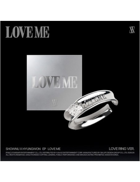 [Smart Album] SHOWNU X HYUNGWON EP Album - LOVE ME (LOVE RING Ver.) (LIMITED)