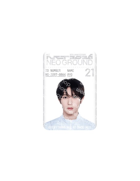 [Pre Order] NCT 10TH ANNIVERSARY NEO GROUND Goods - RANDOM METAL ID BADGE