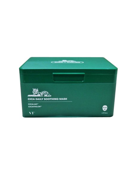[Korea Best Seller] VT Cica Daily Soothing Mask (30 sheets)