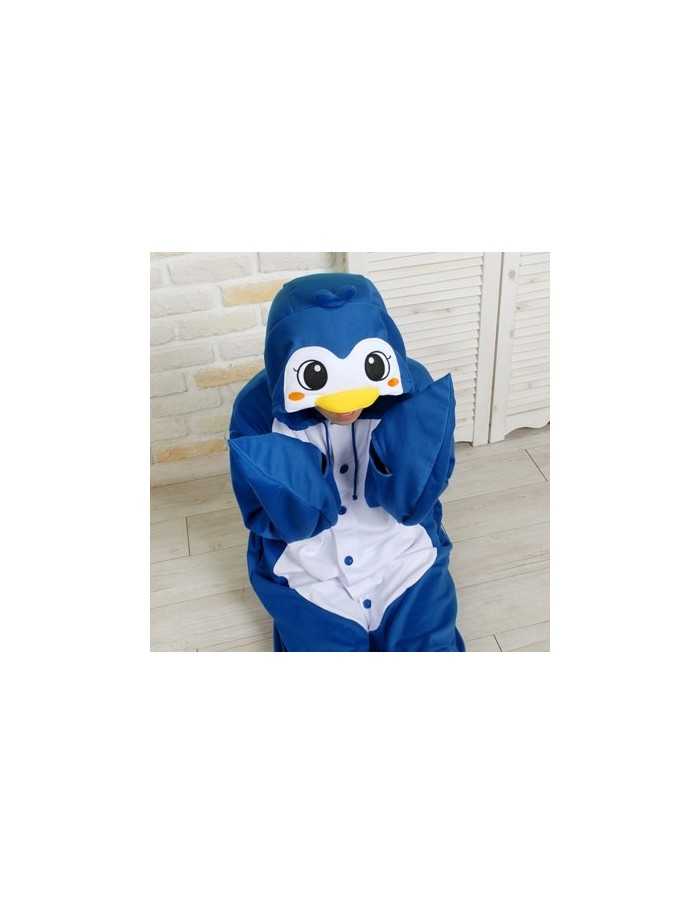 PJB125 SHINEE Animal Pajamas Blue Penguin