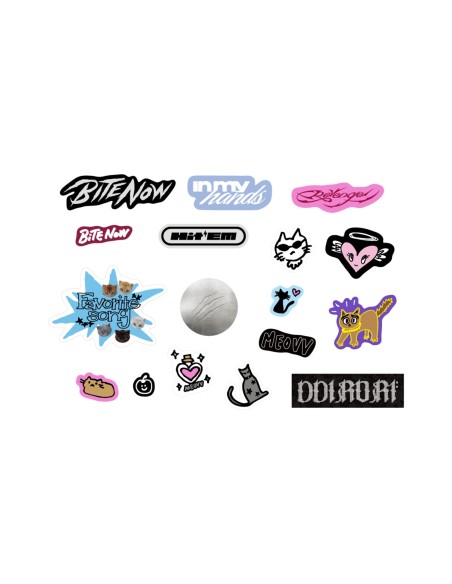 [Pre Order] MEOVV BITE NOW Goods - REMOVABLE STICKER PACK