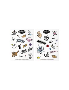 [Pre Order] MEOVV BITE NOW Goods - REMOVABLE CLEAR STICKER